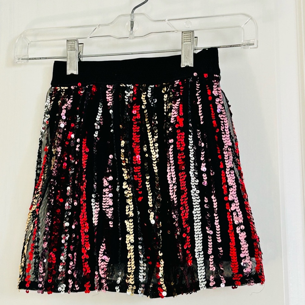 365 Kids Multicolor Sequin Party Skirt Girl’s Size 5